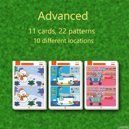 Find Forskellene – Genbrugeligt Fokusspil