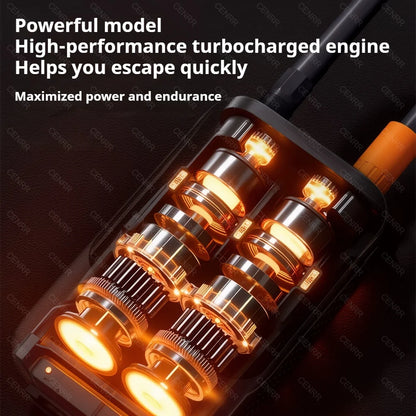 Bærbar Mini Elektrisk Dækpumpe Trådløs Luftpumpe