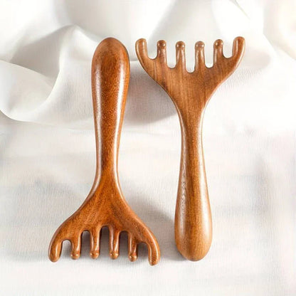 Sandeltræskam til Hovedbundsmassage