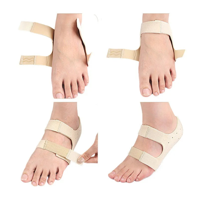 Justerbare Hælpuder til Lindring af Hælspore og Plantar Fasciitis