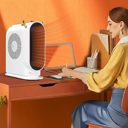 Bærbar 500W Skrivebords Elektrisk Varmer