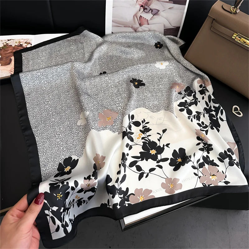 Silke Satin Tørklæde til Kvinder