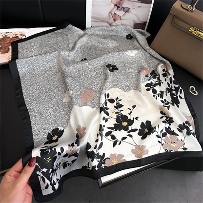 Silke Satin Tørklæde til Kvinder