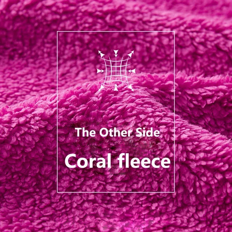 Vendbar Vinter Fleece Hættetrøje