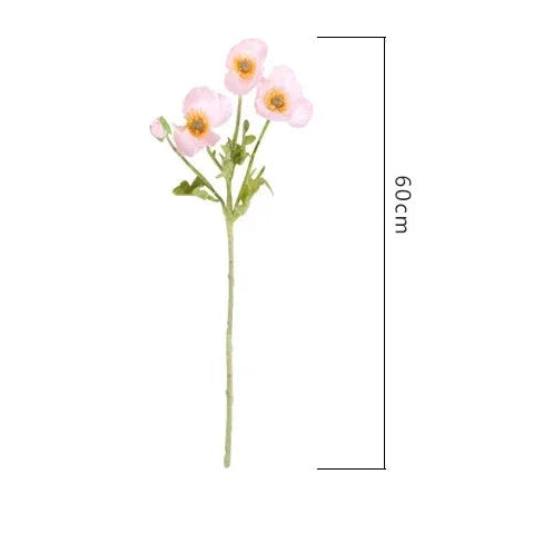 Kunstige Valmueblomster til Boligindretning