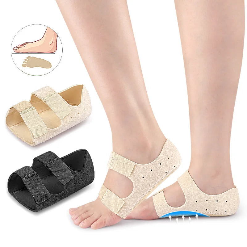 Justerbare Hælpuder til Lindring af Hælspore og Plantar Fasciitis