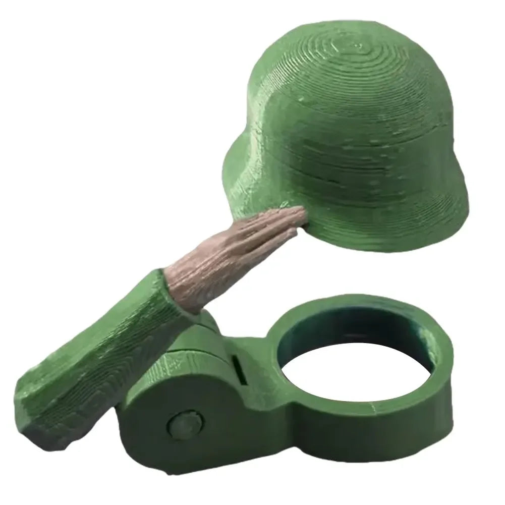 Soldat Hilsen Ølflaske Hjelmhætte