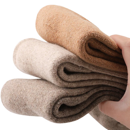 5 Par Tykke Varme Uldsokker