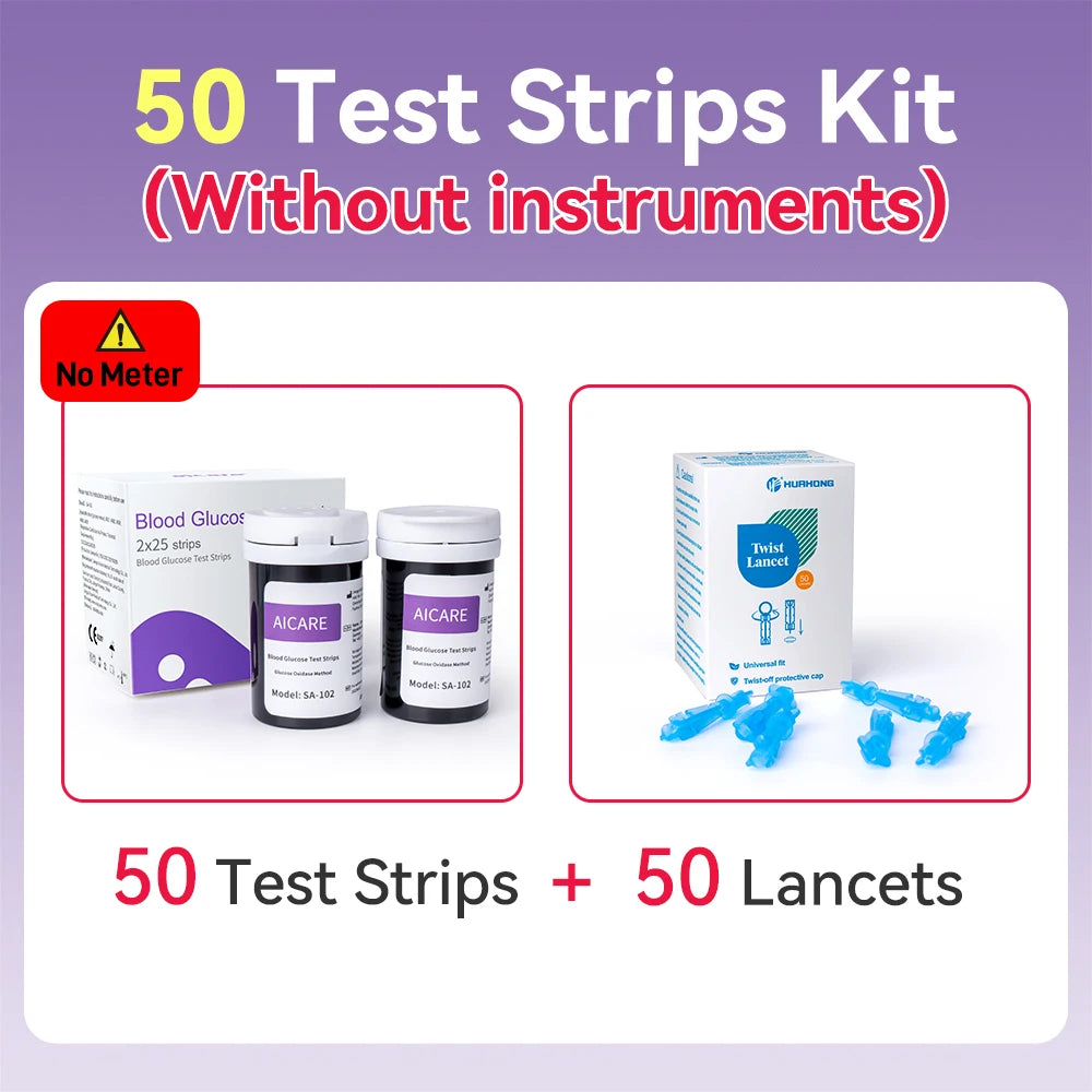 Blodsukkermåler med Teststrimler