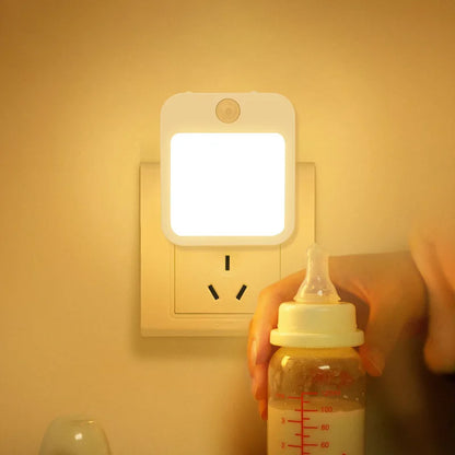 LED Natlampe med Bevægelsessensor