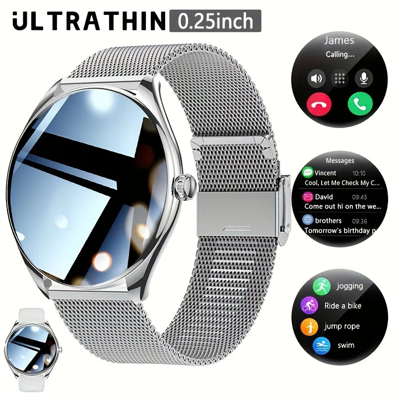 Ultratynd Smartwatch med Bluetooth-opkald