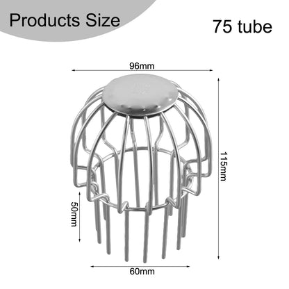 Bladfanger til Afløb i Rustfrit Stål