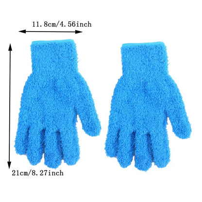 2-pak Mikrofiber Rengøringshandsker