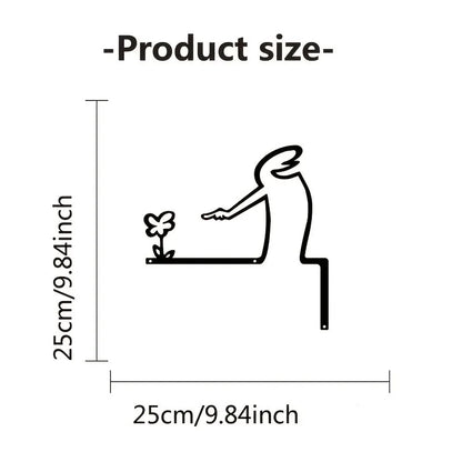 Metal Væg- og Dørdekorationsskilt