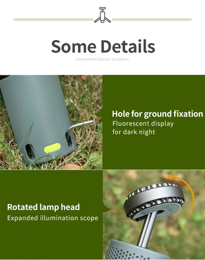 USB Genopladelig LED Camping Lantern