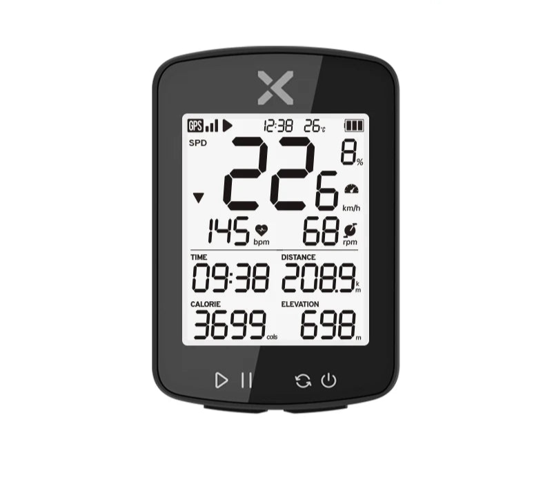 Trådløs GPS Cykelhastighedsmåler Odometer