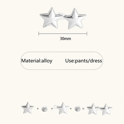 Justerbare Taljeknapklips til Jeans