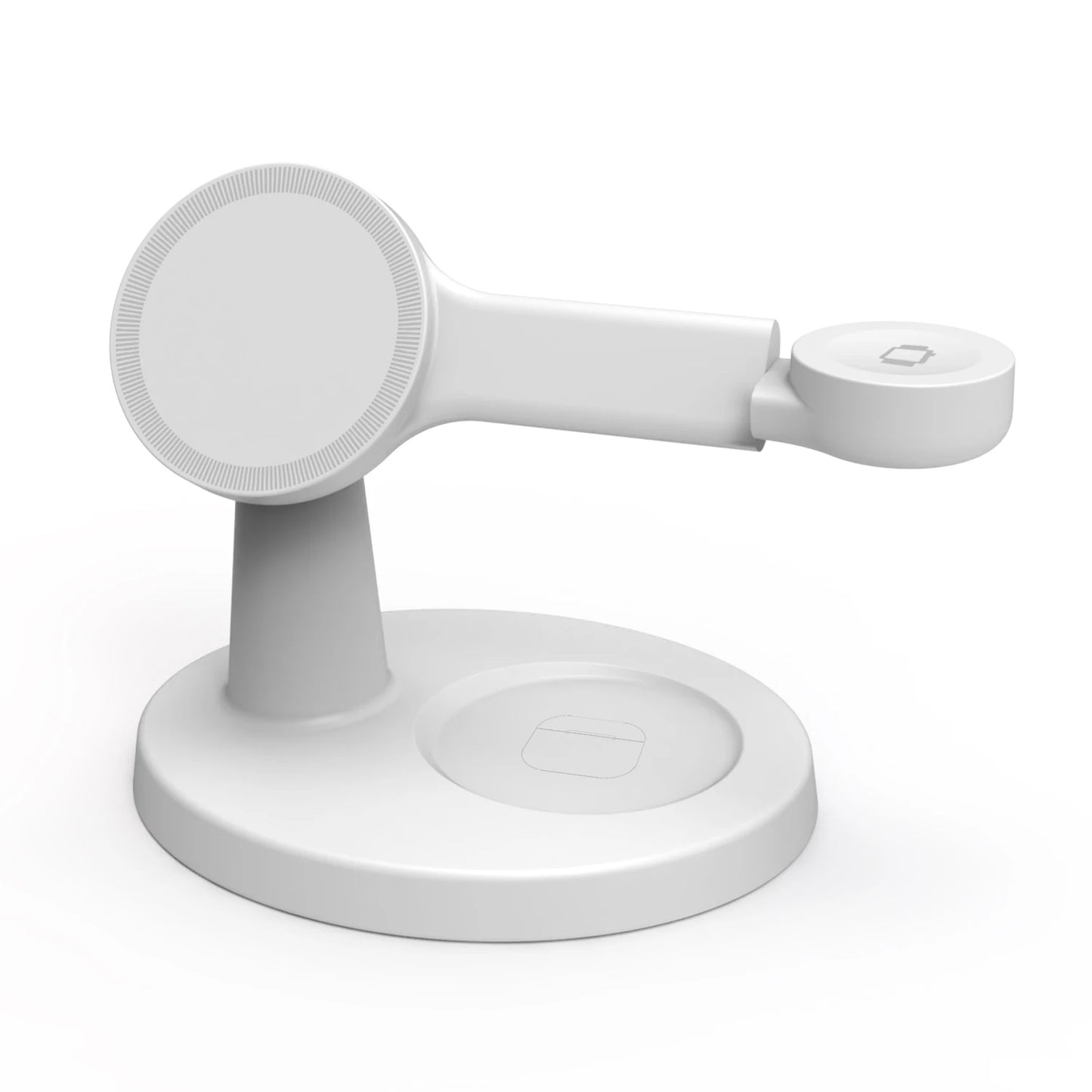 3-i-1 Magnetisk Trådløs Oplader til iPhone, Apple Watch og AirPods
