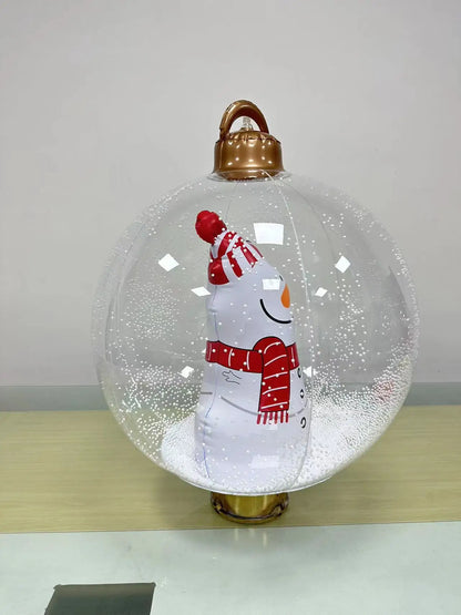 60 cm Oppustelig Julekugle til Dekoration