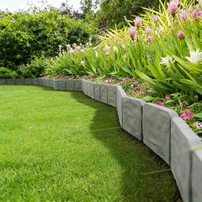 20-pak Plastikhavehegn i Stenlook til Blomsterbede