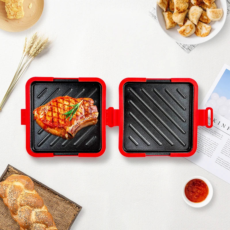 Toastie-maker til Mikroovn med Aftagelige Non-stick-plader