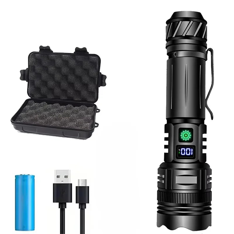 Kraftig USB LED-Lommelygte – Bærbar Lanterne