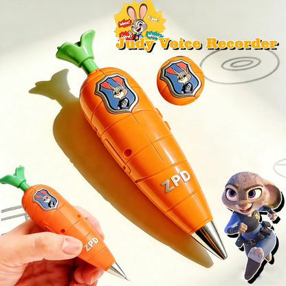 Judy Carrot 2-i-1 Stemmeoptagerpen 60 Sek. Minioptager