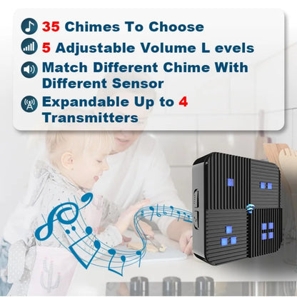 Trådløs Indkørselsalarm med Bevægelsessensor