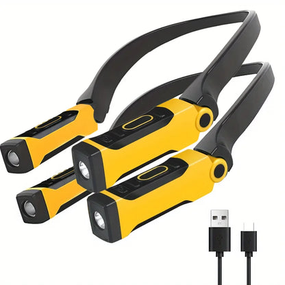 Genopladelige LED-Halslamper - Vælg mellem 1 stk. eller 2 stk.