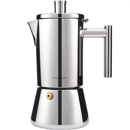 Espressomaskine i Rustfrit Stål Moka-Kande