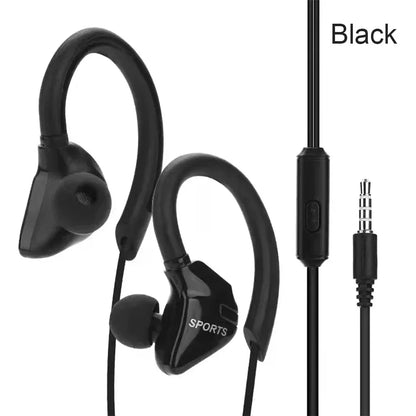 In-ear Kablede Sportshovedtelefoner med Ørekrog