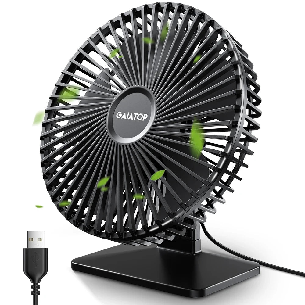 Bærbar USB Skrivebordsventilator