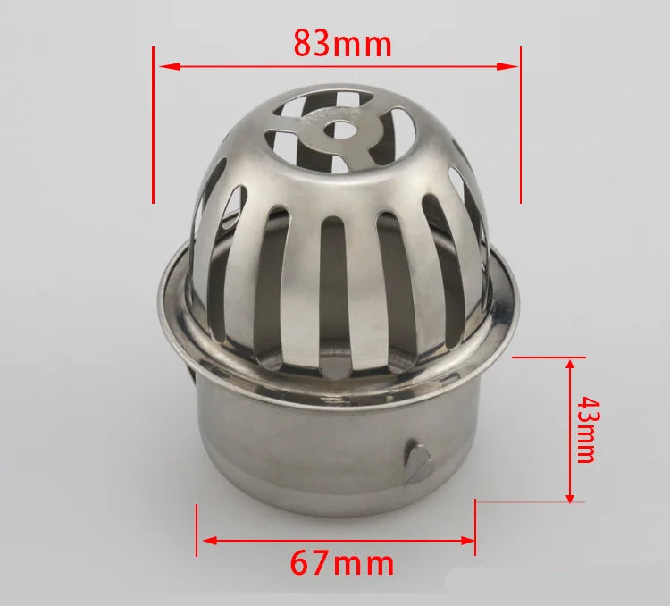 Rustfrit Stål Gulvafløbsfilter