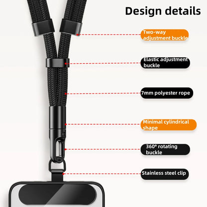 Universel Anti-fald Telefon Crossbody Rem