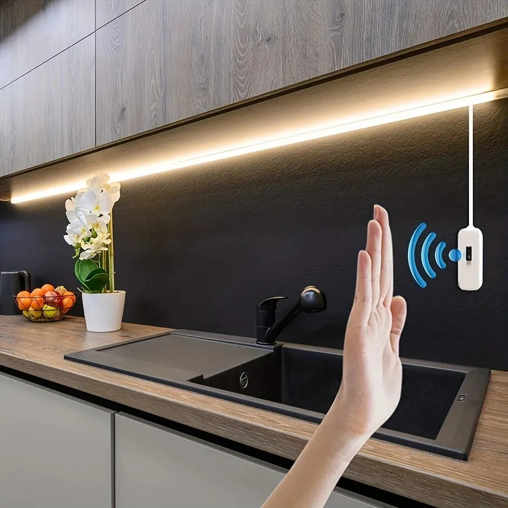 2m/3m/5m USB LED-Lysstrimmel med Bevægelsessensor