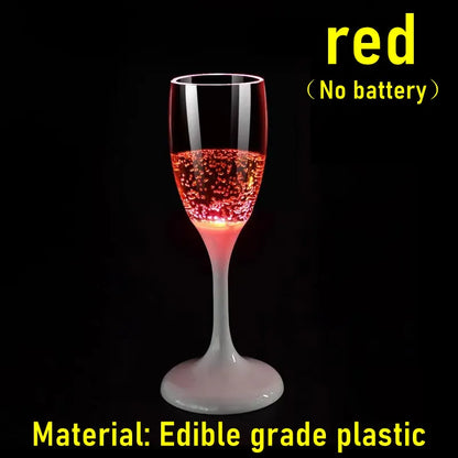 LED Champagne Festlys Glas