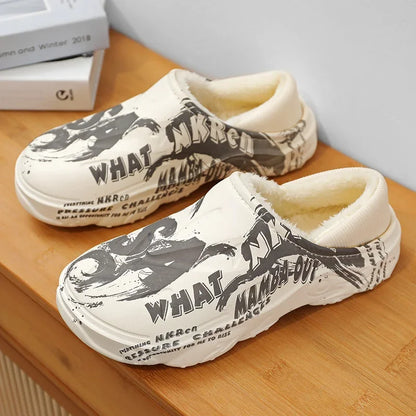 Varme Vinterhjemmesko til Mænd – Til Indendørs og Udendørs Brug