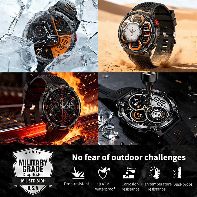 GPS-Smartwatch med Kompas og Sportssporing