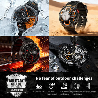 GPS-Smartwatch med Kompas og Sportssporing