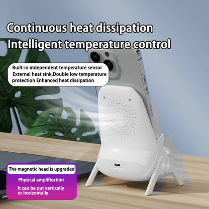 3-i-1 Hurtig Trådløs Mobiloplader Stativ