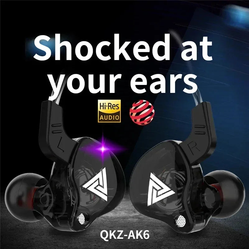 Kablede In-Ear Høretelefoner med Mikrofon og Bas