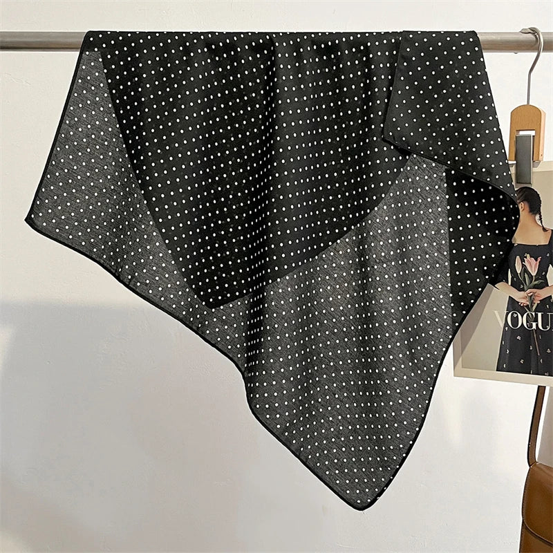 Printet Firkantet Tørklæde til Kvinder