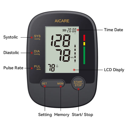Automatisk Overarms Blodtryksmåler