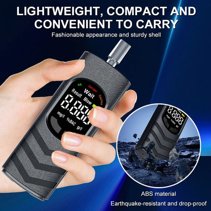 Professionel Digital Alkoholmåler med LCD Display