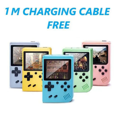 Bærbar Retro Spilkonsol med 500+ Spil