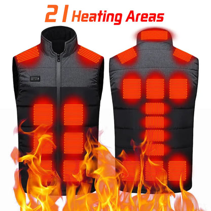 USB Elektrisk Opvarmet Vintervest
