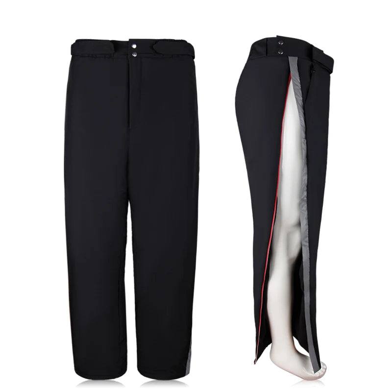 Vindtætte Vintermotorcykelbukser med Sideåbning