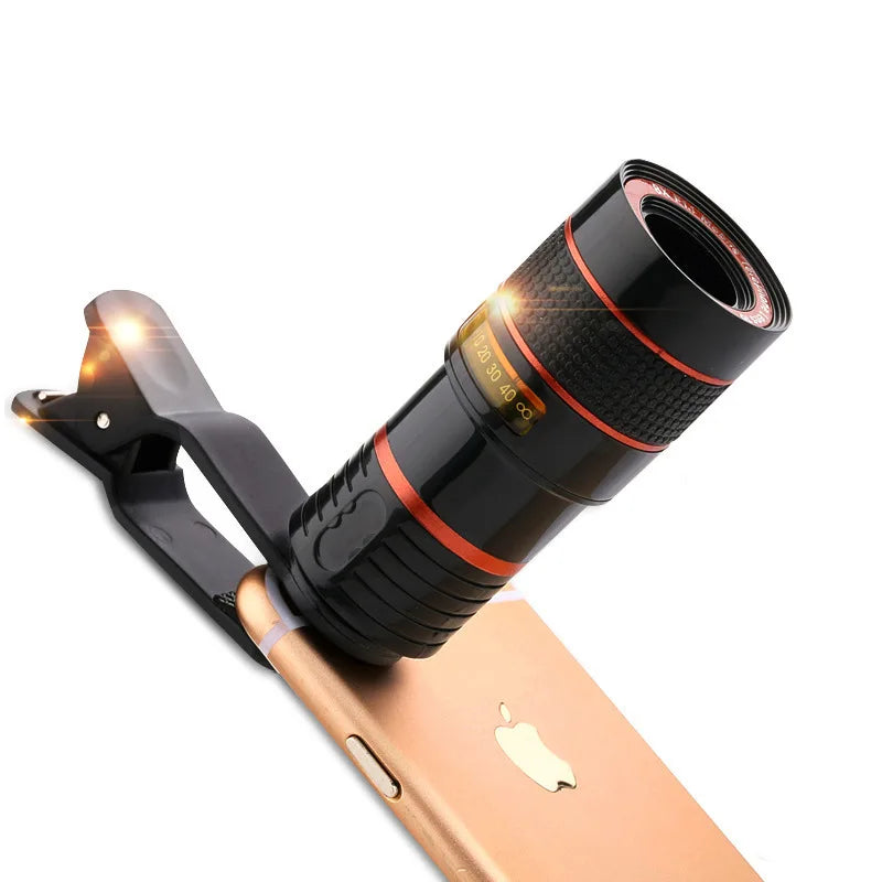 Universel HD Telelinse med Zoom til Smartphones