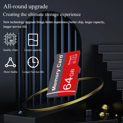 Højhastigheds Micro SD-Hukommelseskort med Kapacitet 4 GB - 128 GB