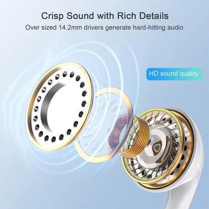 Universelle Kablede Øretelefoner – Lightning, USB-C & 3,5 mm